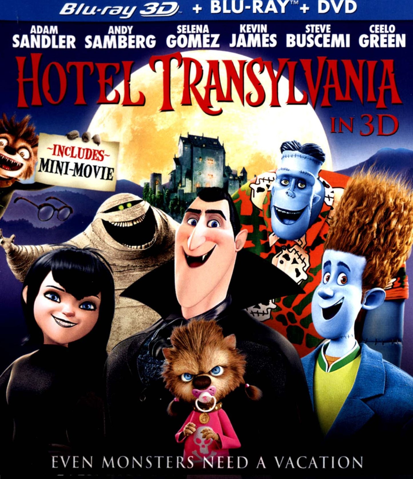 Hotel Transylvania [Includes Digital Copy] [3D] [Blu-ray]