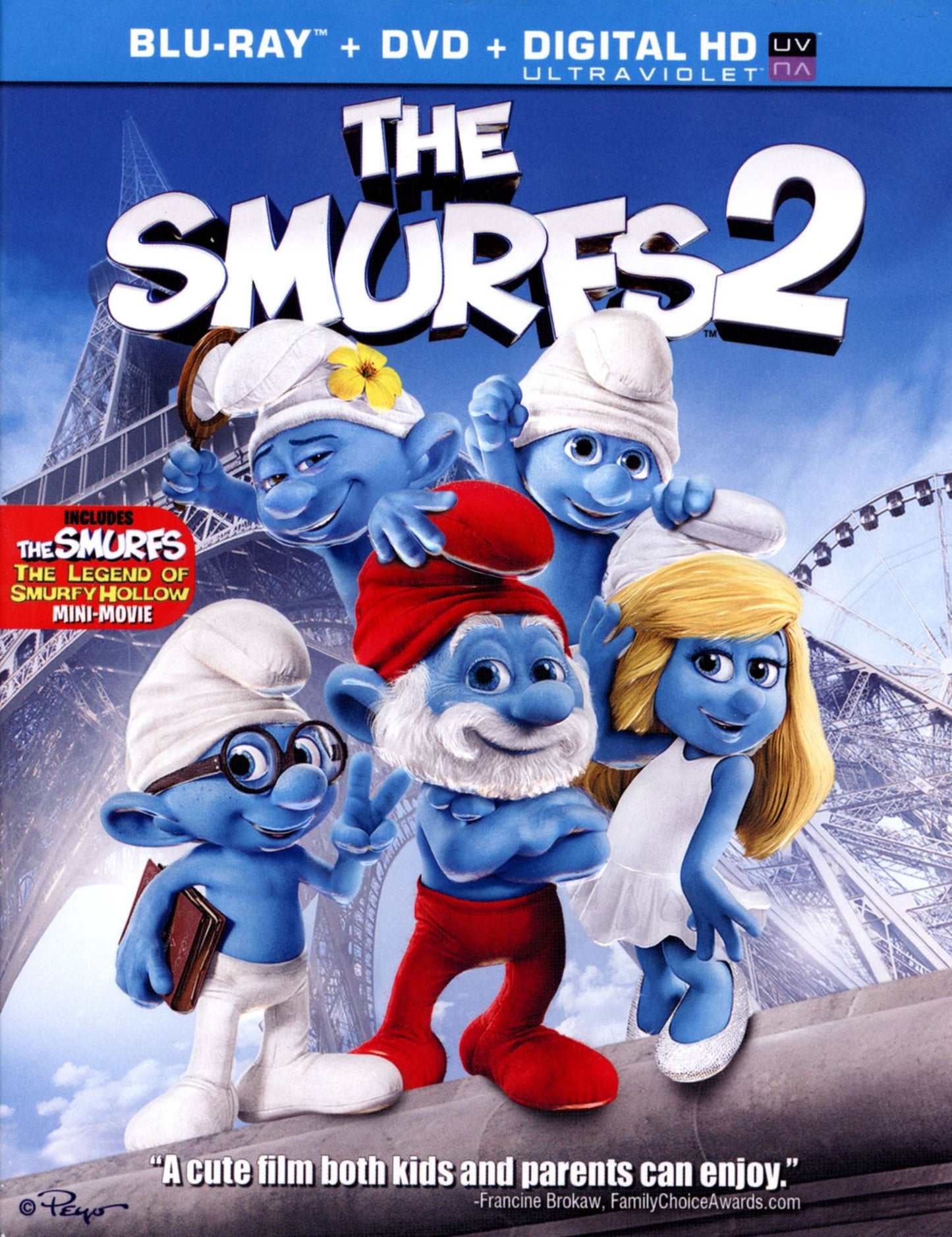The Smurfs 2 [2 Discs] [Includes Digital Copy] [Blu-ray/DVD]