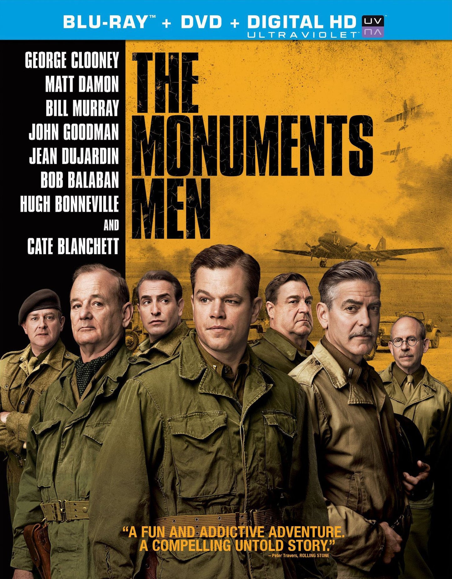 MONUMENTS MEN (2PC BR W/DVD WS)