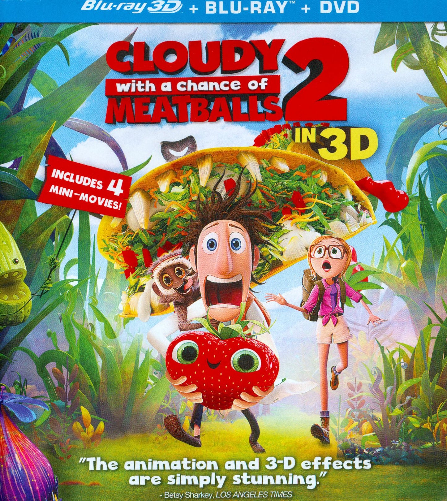 Cloudy With a Chance of Meatballs 2 [Includes Digital Copy] [3D] [Blu-ray/DVD]