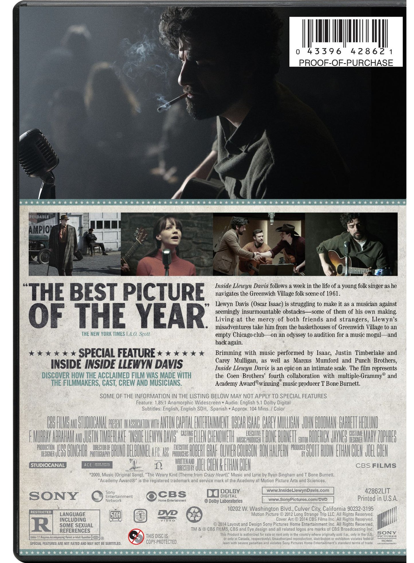 Inside Llewyn Davis [Includes Digital Copy]