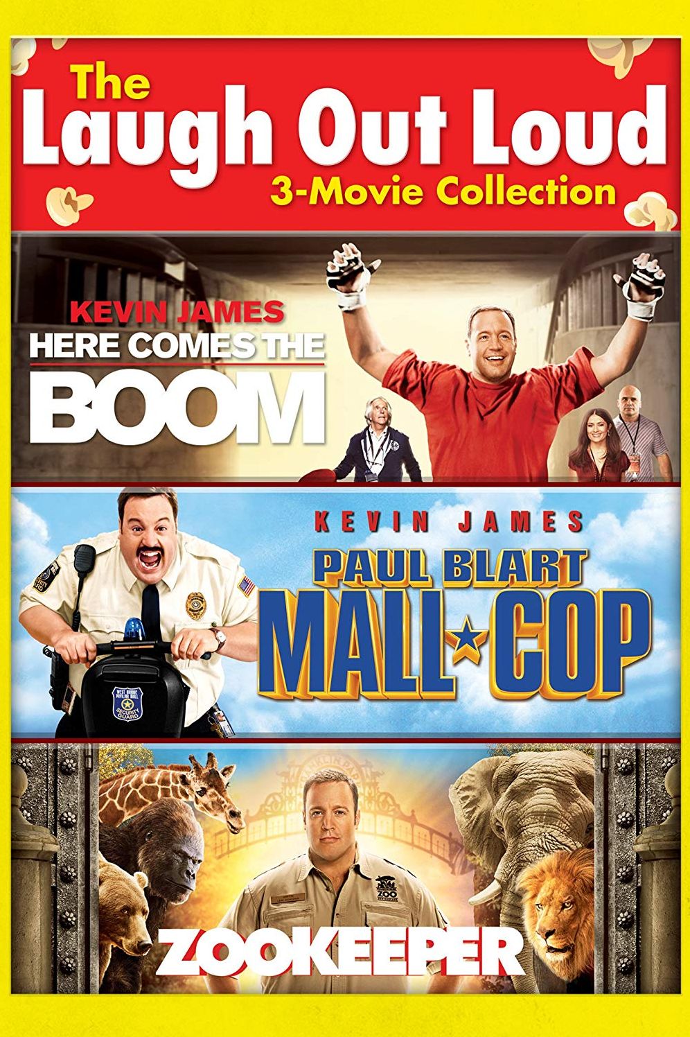 The Laugh Out Loud 3-Movie Collection: Here Comes the Boom/Paul Blart: Mall Cop/Zookeeper