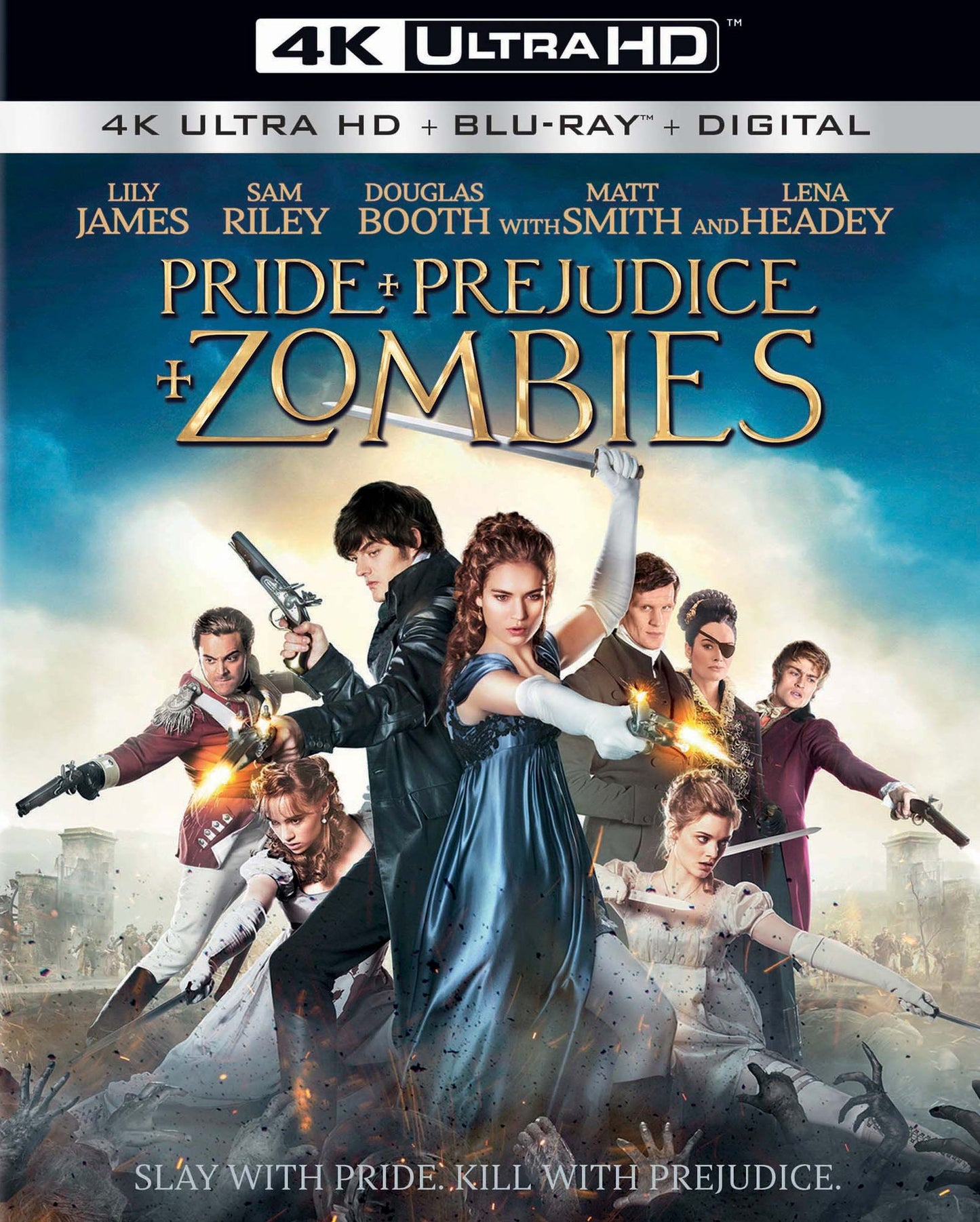 Pride and Prejudice and Zombies [Includes Digital Copy] [4K Ultra HD Blu-ray/Blu-ray]
