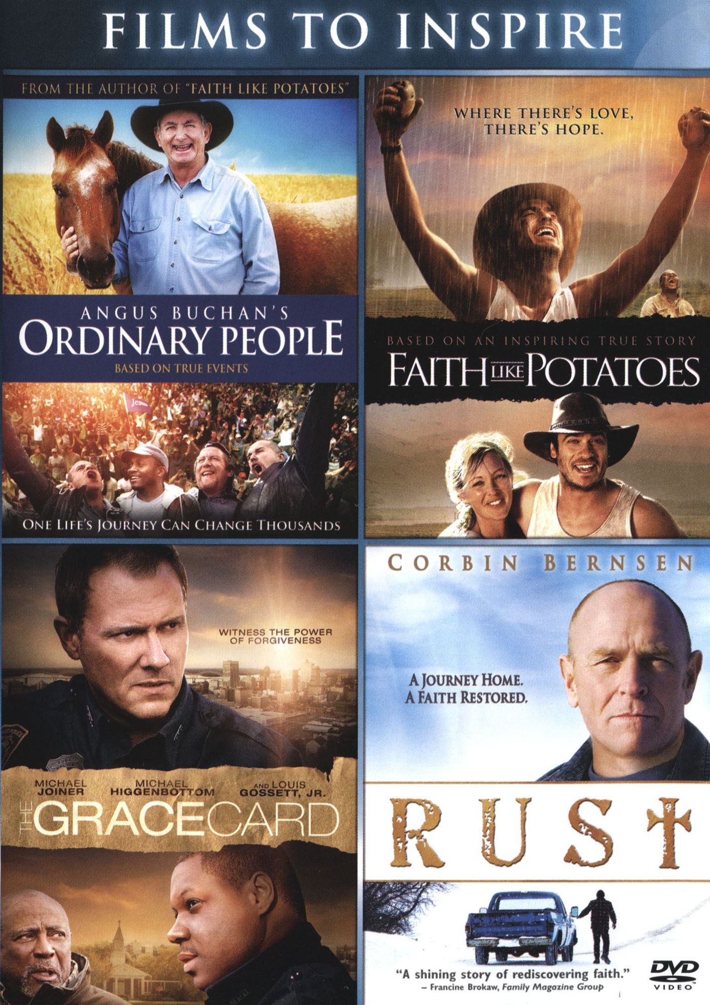 Angus Buchan's Ordinary People/faith Like Potatoes/the Grace Card/rust