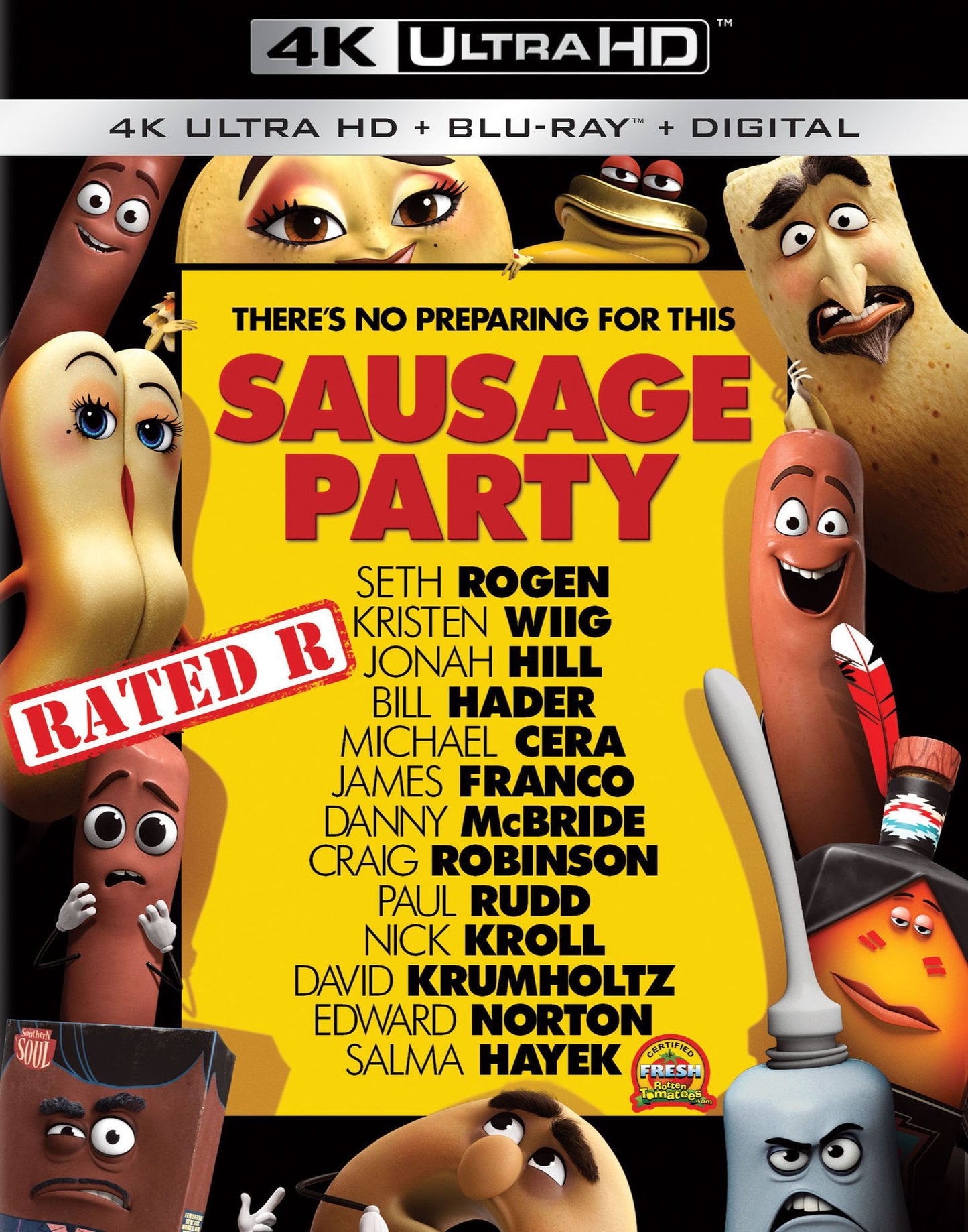 Sausage Party [Includes Digital Copy] [4K Ultra HD Blu-ray/Blu-ray]