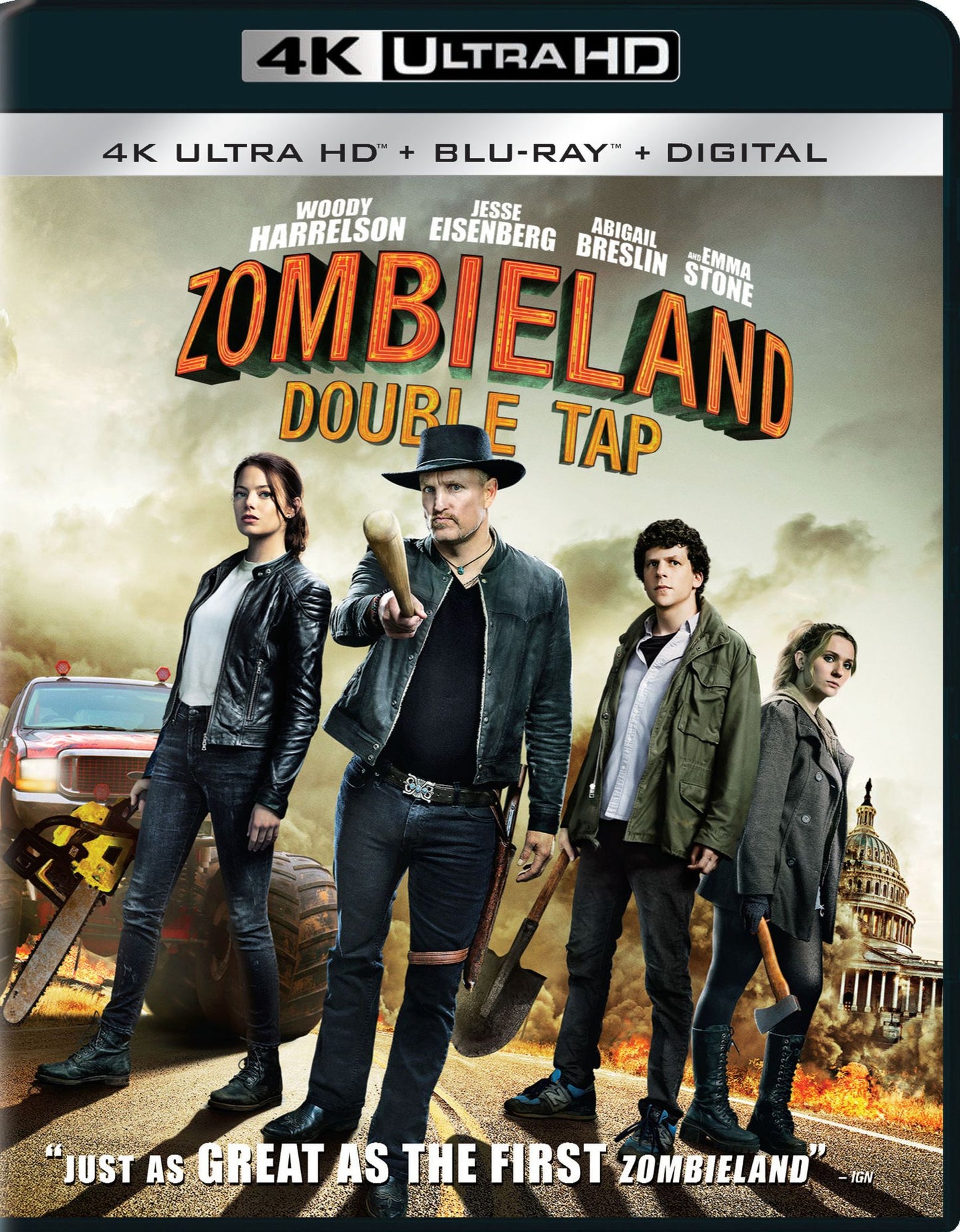 Zombieland: Double Tap [Includes Digital Copy] [4K Ultra HD Blu-ray/Blu-ray]