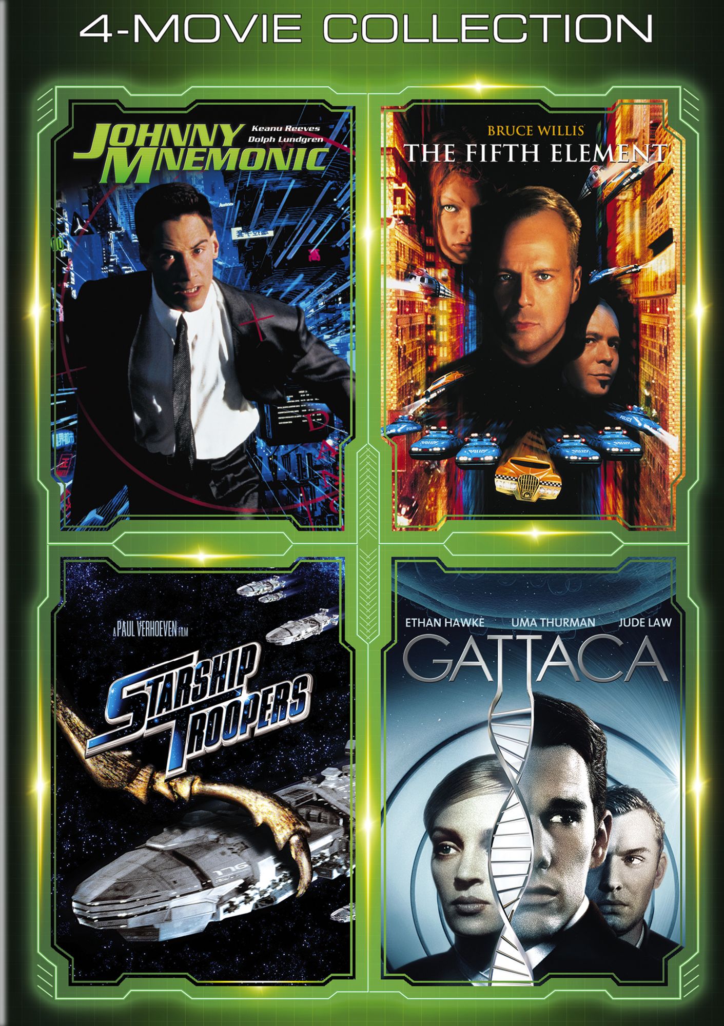 Fifth Element / Gattaca / Johnny Mnemonic (3Pc)