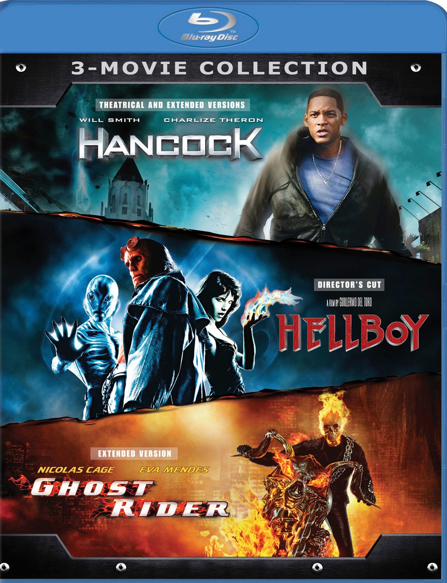 Ghost Rider (2007) / Hancock / Hellboy (2004)