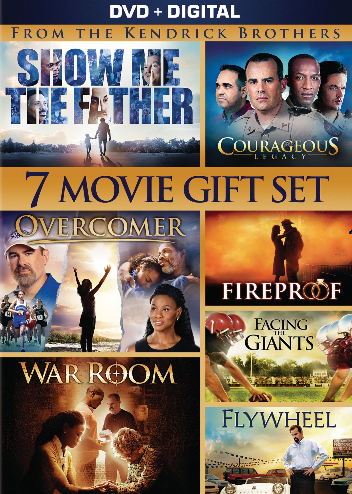 Courageous / Facing The Giants / Fireproof (7Pc)