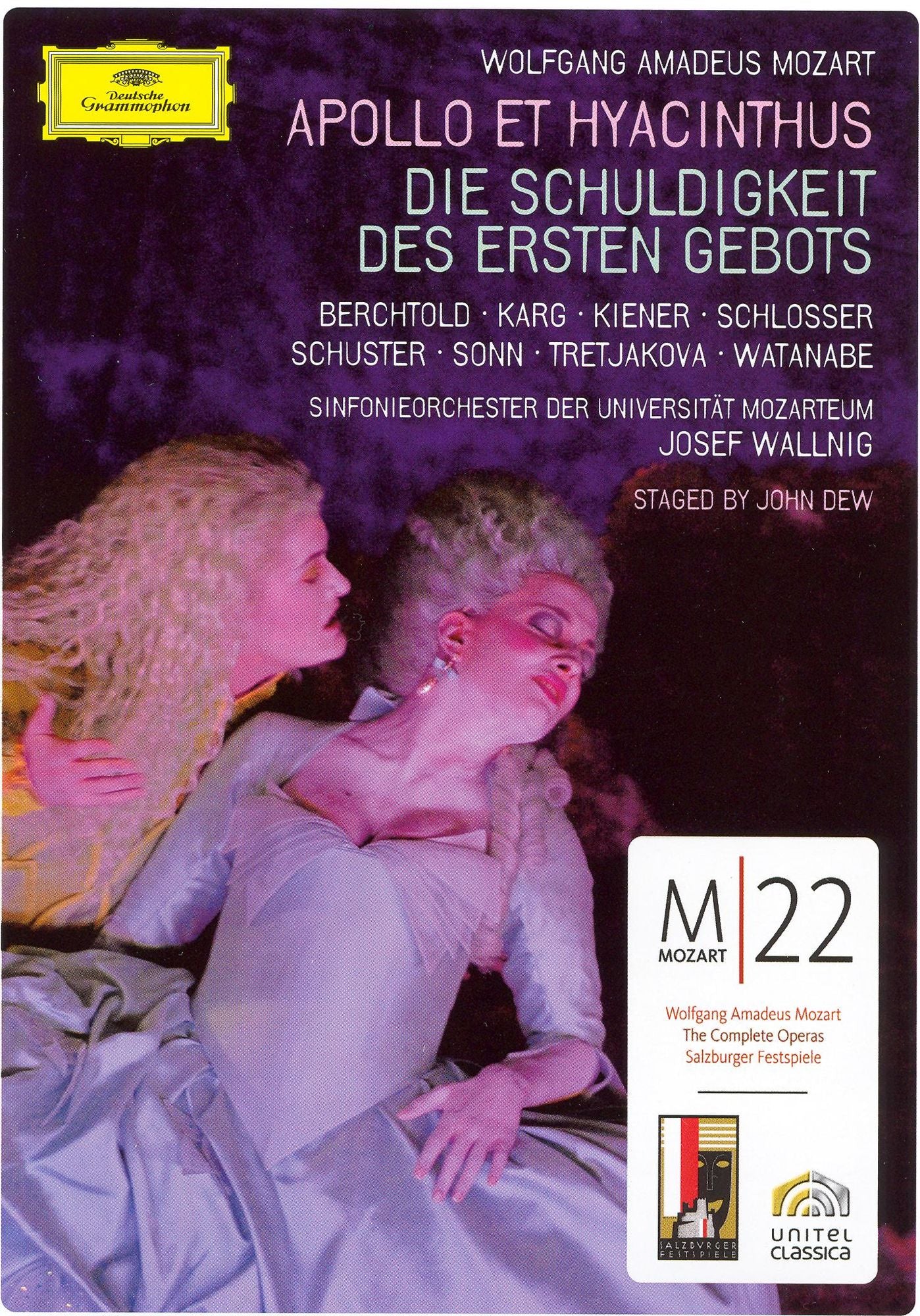 Mozart: Apollo et Hyacinthus/Die Schuldigkeit des Ersten Gebots [2 Discs]