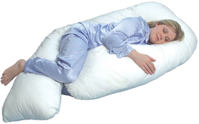 Leachco All NighterTotal Body Pillow Ivory