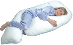 Leachco All NighterTotal Body Pillow Ivory