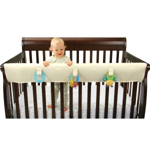 Leachco Easy Teether XL Convertible Crib Rail Cover, Ivory