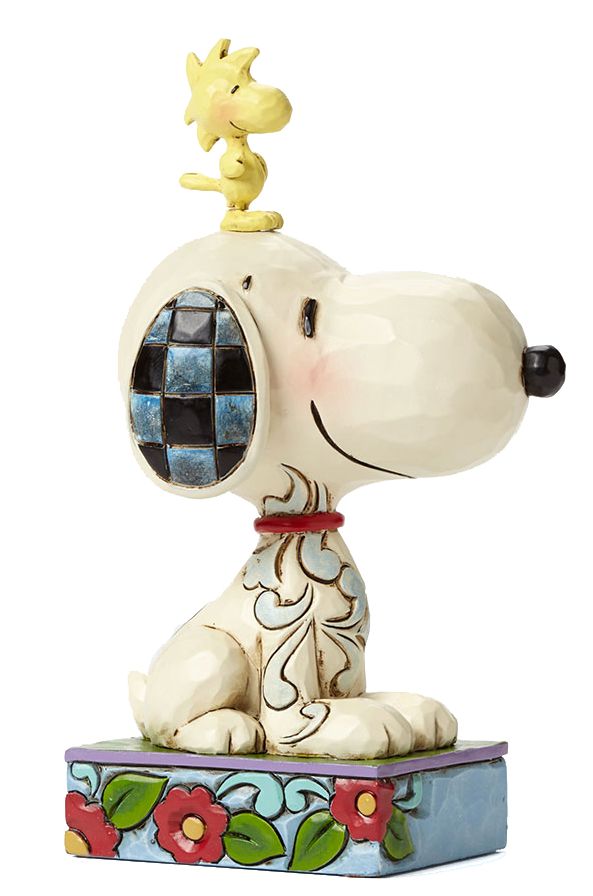 Jim Shore Peanuts Snoopy with Woodstock
