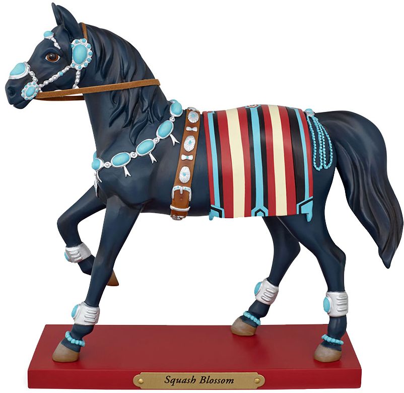 Trail of Painted Ponies Squash Blossom Figurine