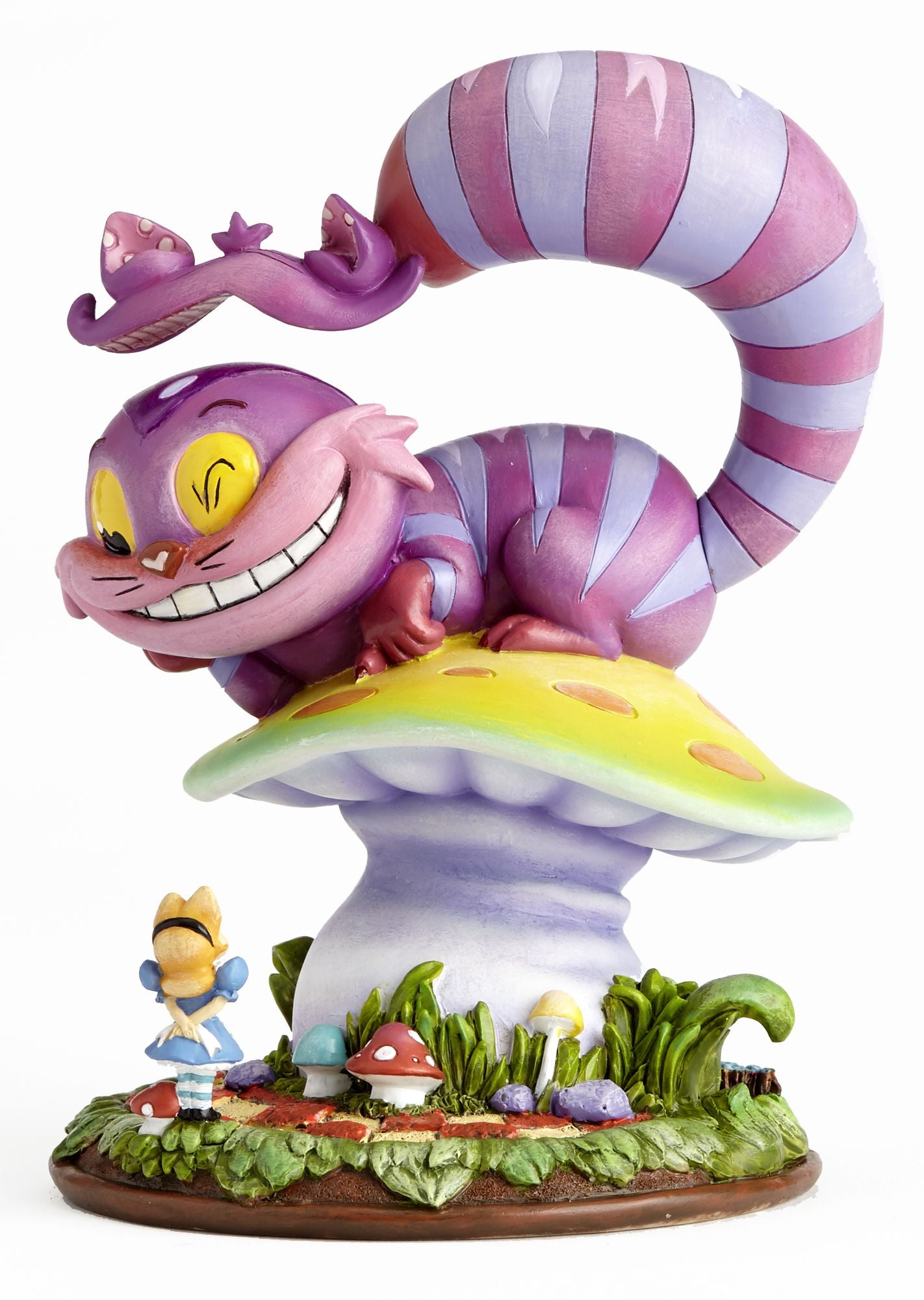 Miss Mindy Cheshire Cat on Mushroom