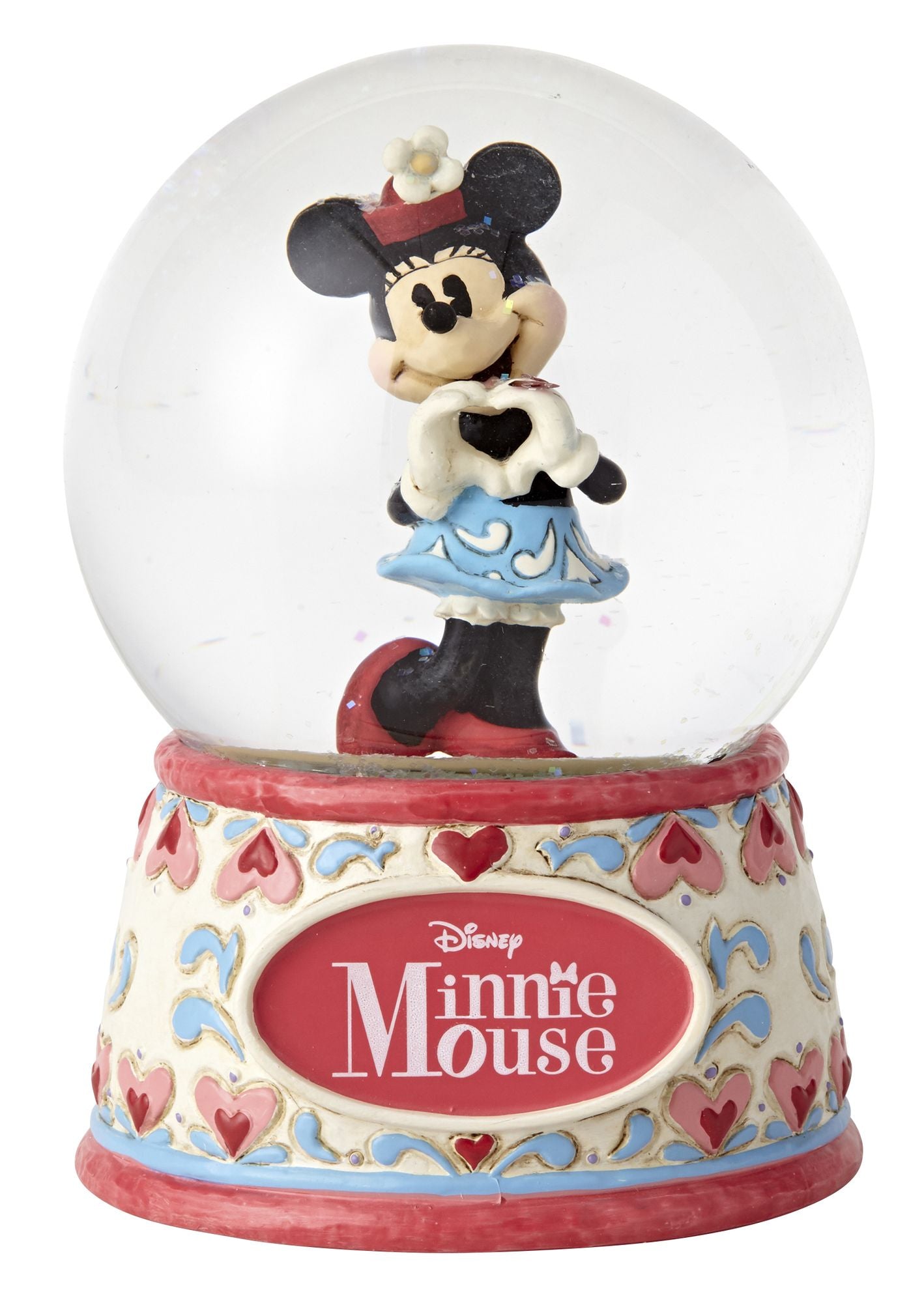 Minnie Mouse Snow Globe designed by Jim Shore for Disney Traditions.