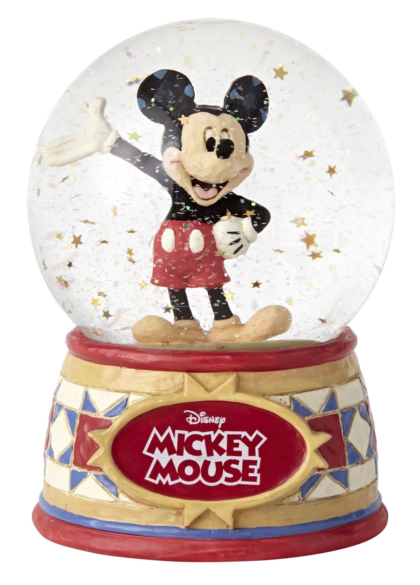 Mickey Mouse Snow Globe designed by Jim Shore for Disney Traditions.
