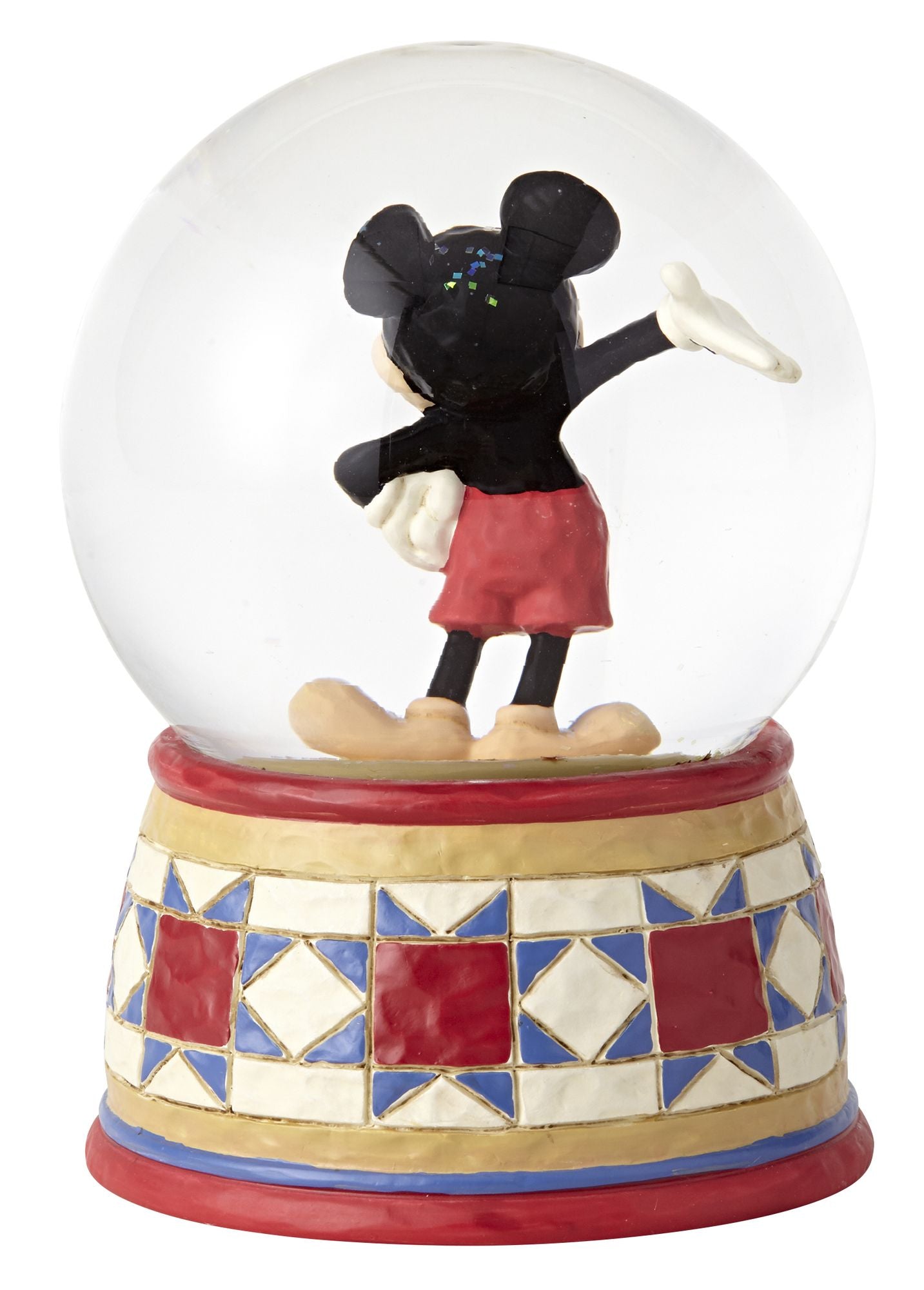 Mickey Mouse Snow Globe designed by Jim Shore for Disney Traditions.