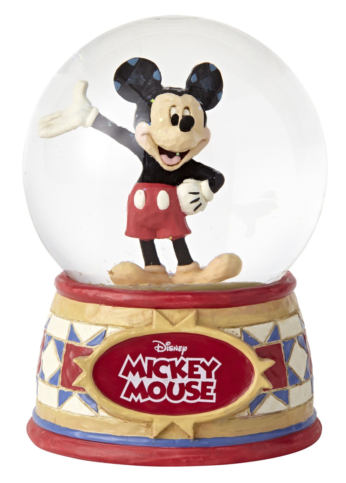 Mickey Mouse Snow Globe designed by Jim Shore for Disney Traditions.