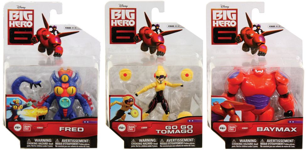 Big Hero 6 4'' Action Figures
