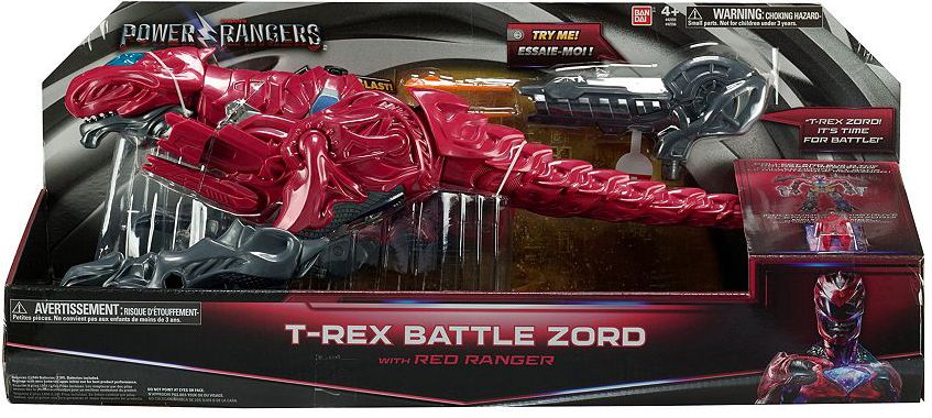 Power Rangers Movie T-Rex Zord w/ Figure