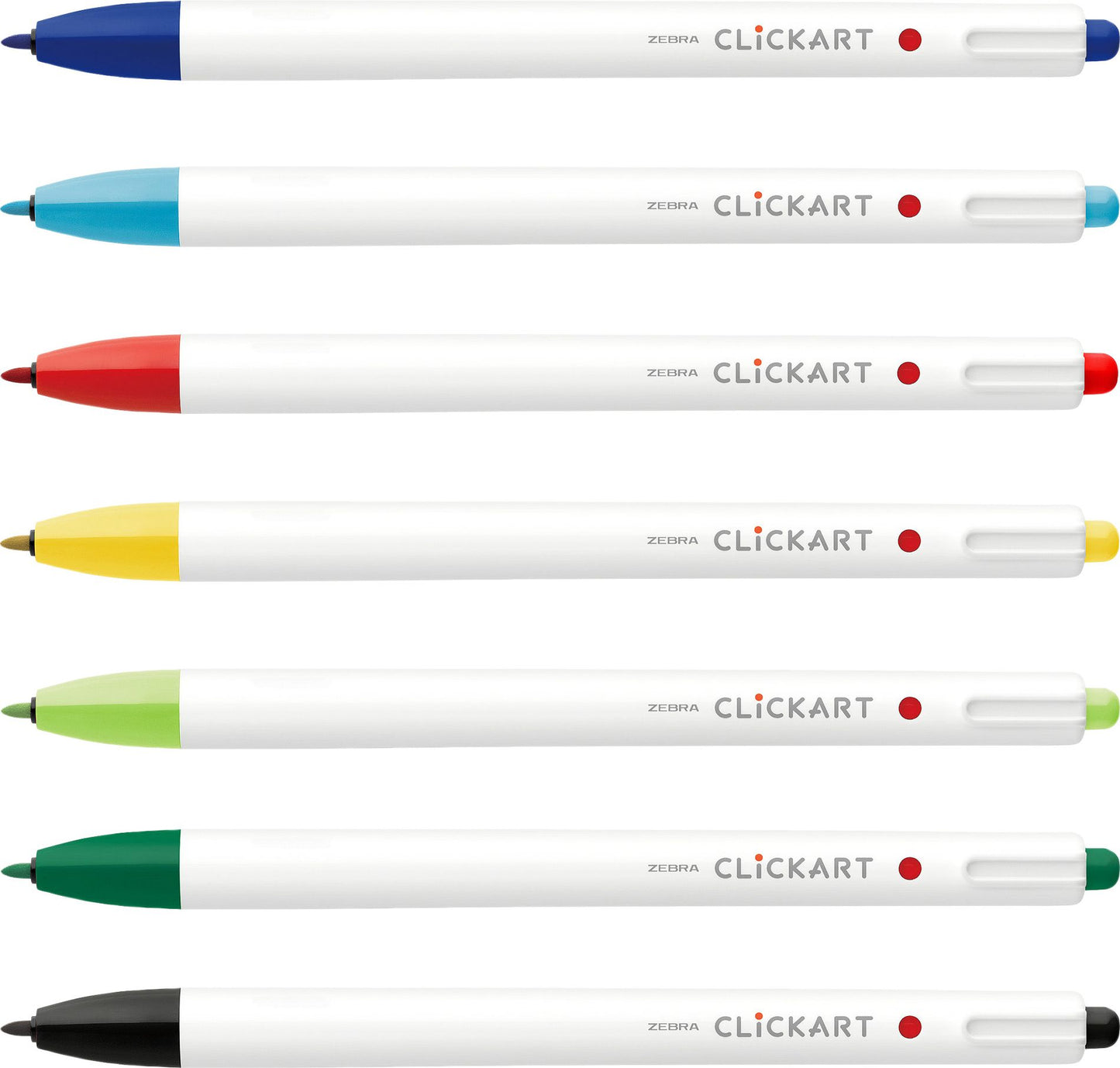 ZEBRA Click Art ROYGBIV S/12