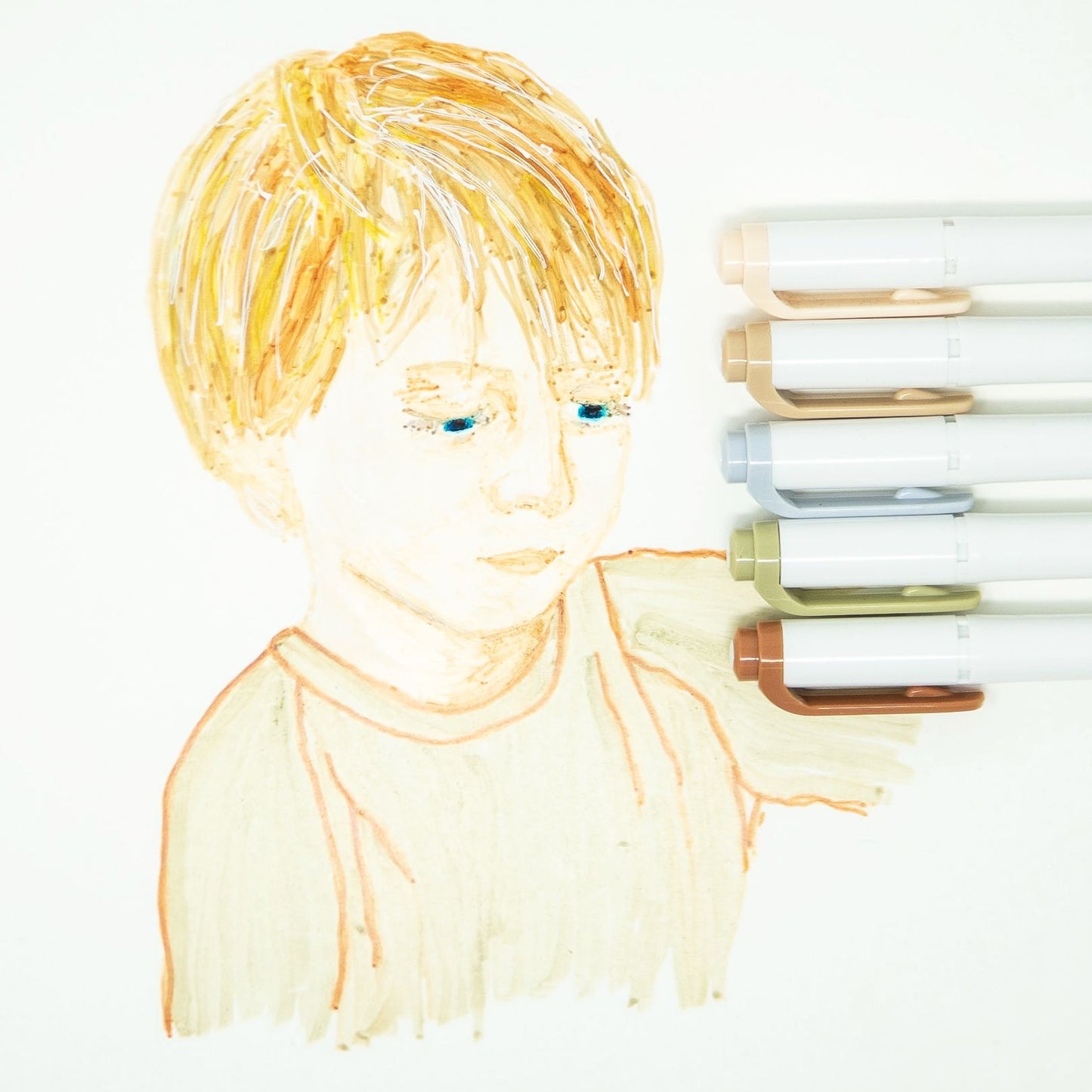 ZEBRA MILDLINER 5-COLOR NEUTRAL SET