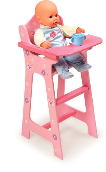 Blossoms & Butterflies Doll High Chair