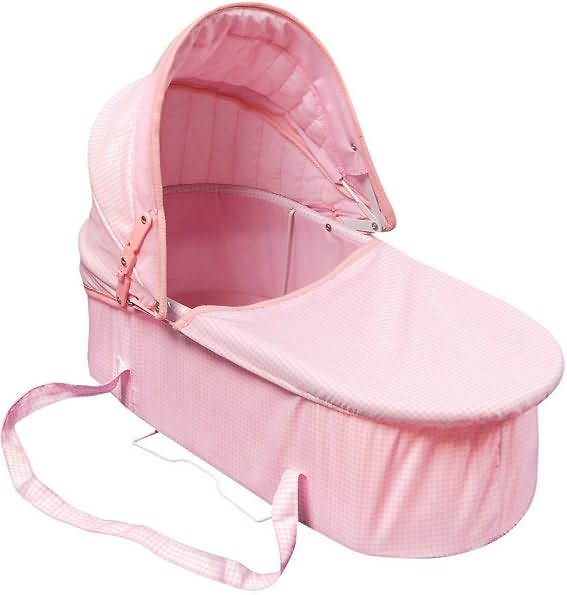 Pink Gingham 3-in-1 Doll Pram/Carrier/Stroller