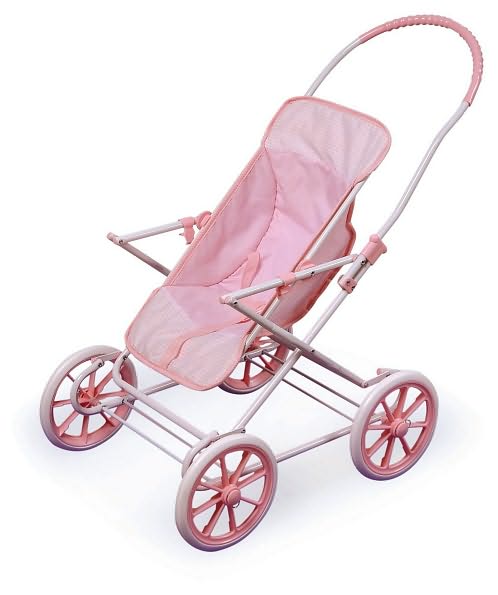 Pink Gingham 3-in-1 Doll Pram/Carrier/Stroller