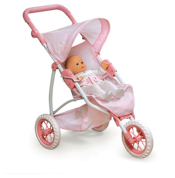 Three Wheel Doll Jogging Stroller