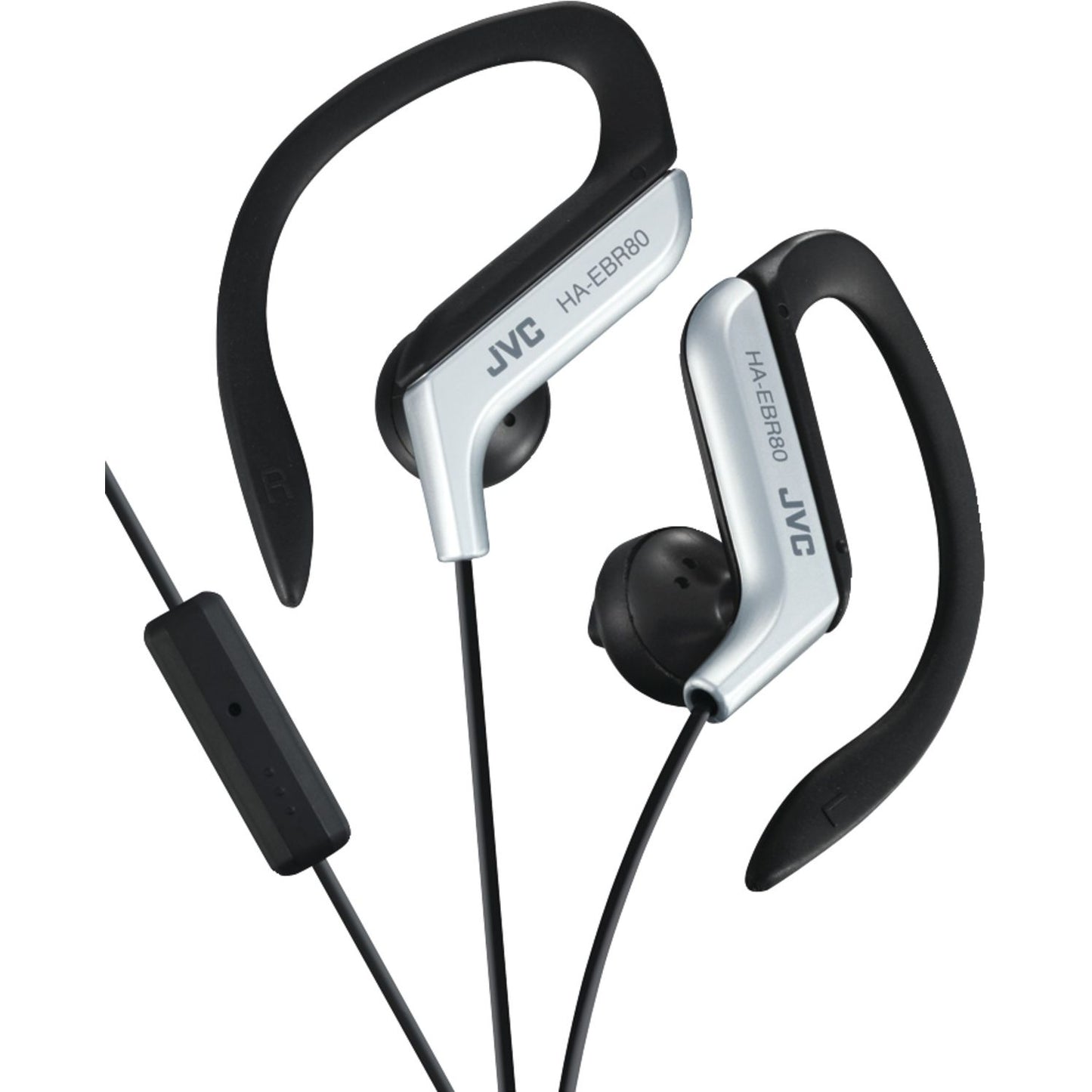 JVC HA-EBR80 Sports Earbuds - Silver