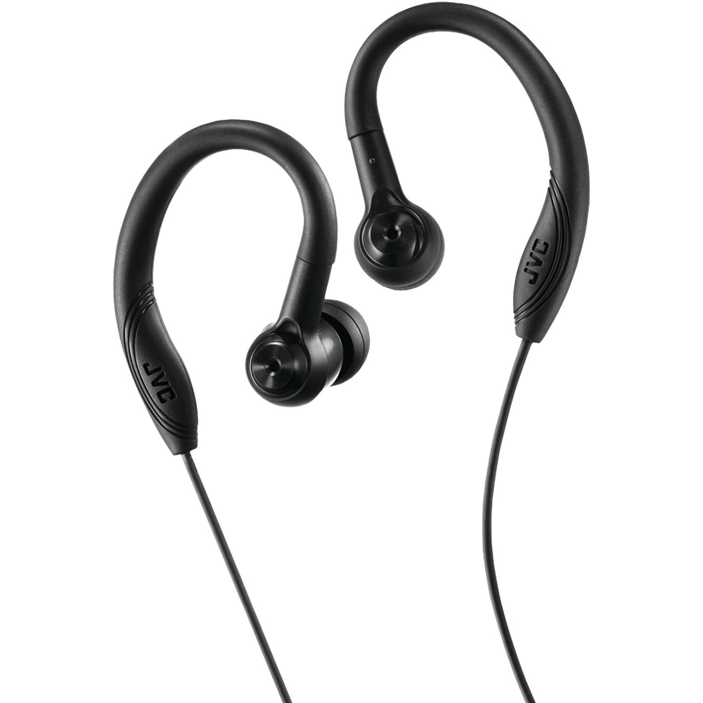 Jvc Haec10b Sports Ear Clip Earbuds Black