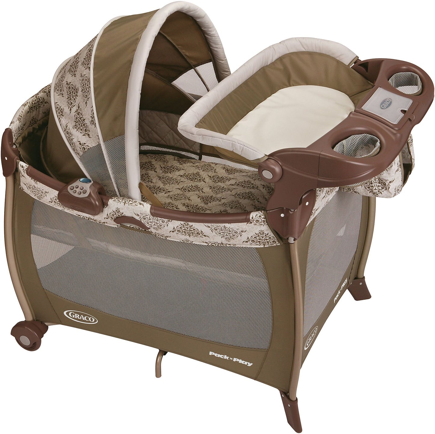 Graco Baby Pack n Play Playard with Newborn Napper Station DLX - Farrow
