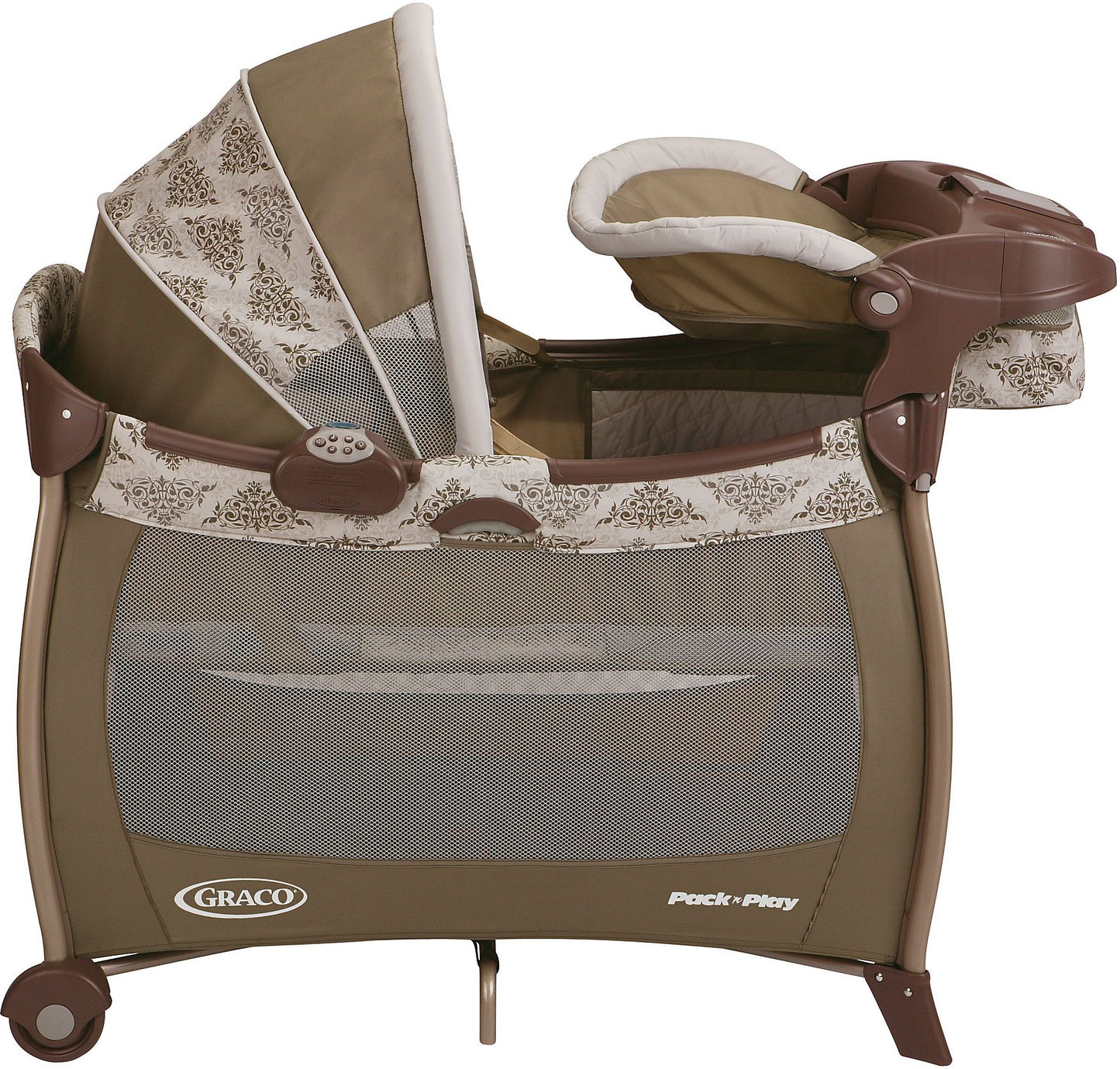 Graco Baby Pack n Play Playard with Newborn Napper Station DLX - Farrow