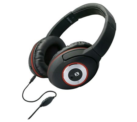 iHome iB50BXC Active Noise Canceling Headphones with Volume Control and Travel Pouch