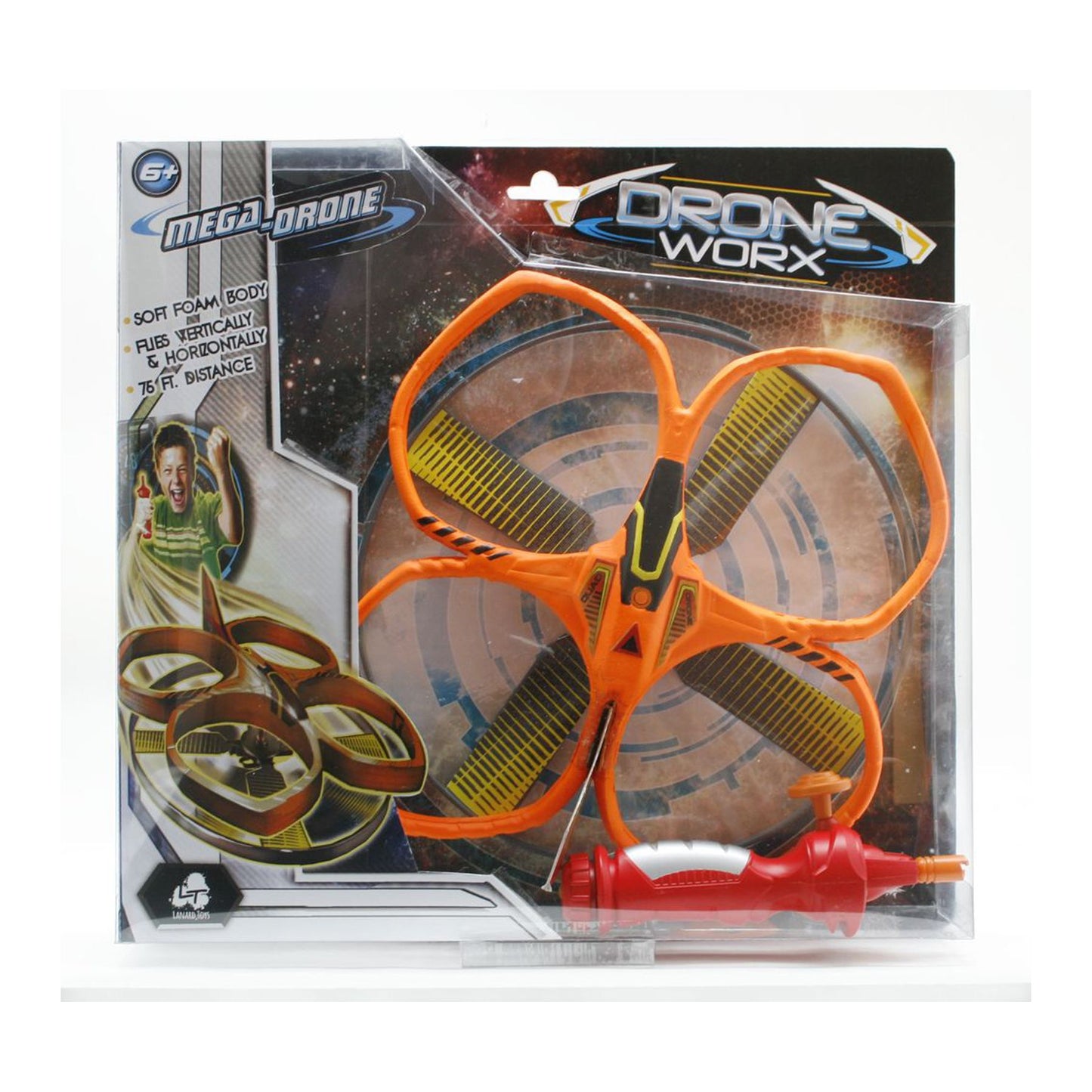 Lanard Drone Worx Rip Cord Powered Mega-Drone
