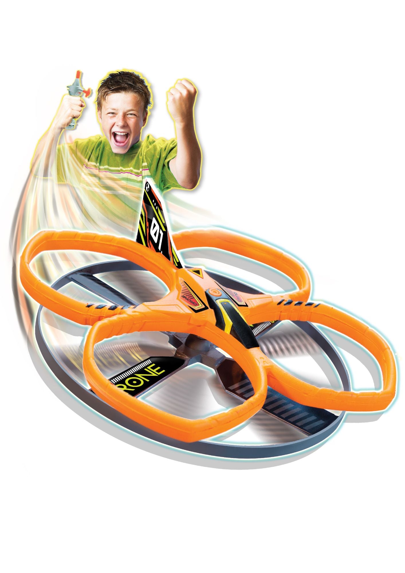 Lanard Drone Worx Rip Cord Powered Mega-Drone