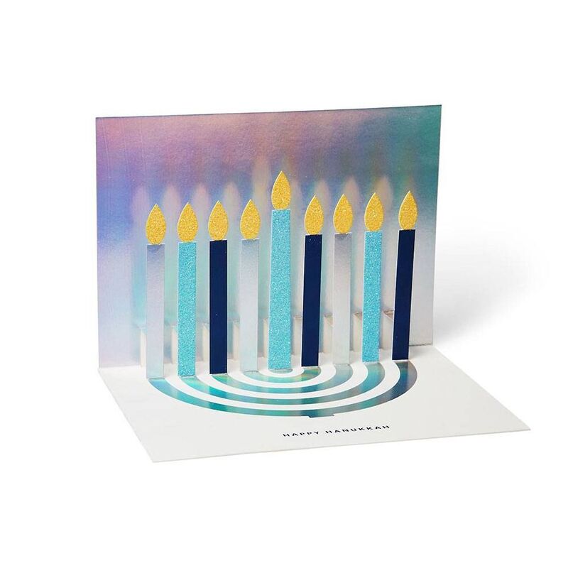 HANUK FOIL POPUP Menorah