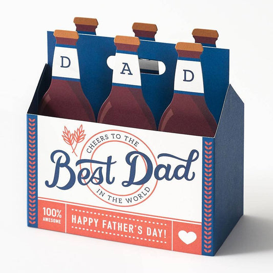 Best Dad 6 Pack Father's Day Card