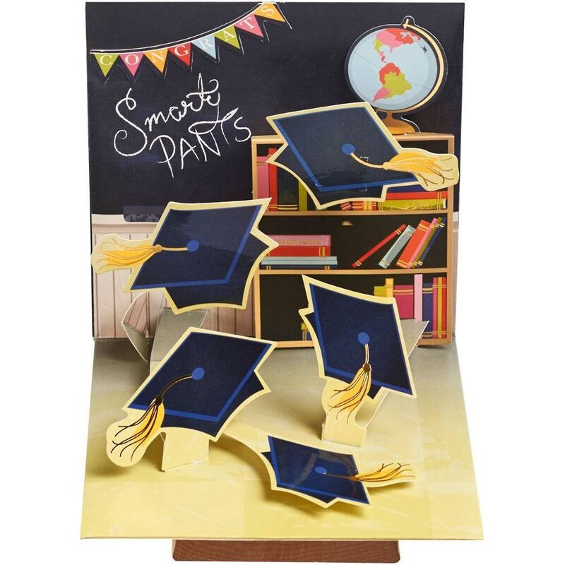 Smarty Pants Graduation Cap Pop-Up Card