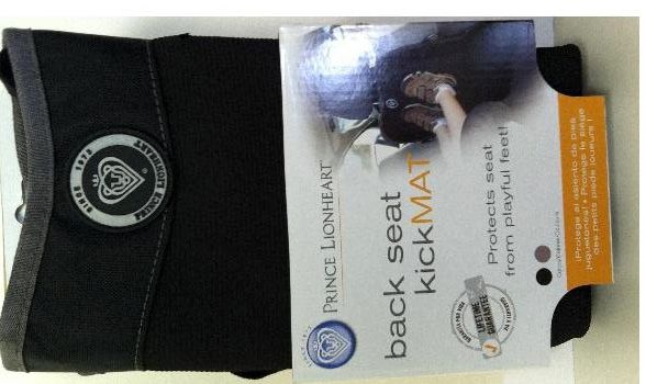 Prince Lionheart  back seat kickMAT - Black/Grey