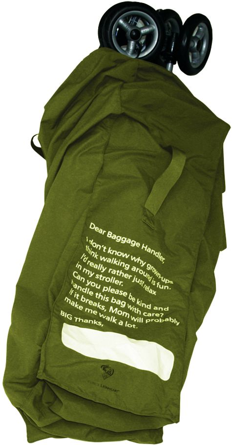 Prince Lionheart  stroller gate checkBAG - Green