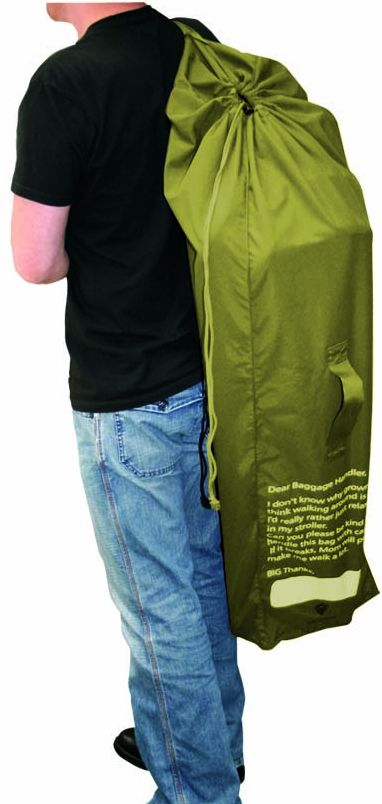 Prince Lionheart  stroller gate checkBAG - Green