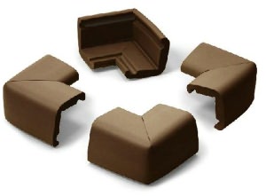 Prince Lionheart Jumbo Corner Guards (Chocolate)