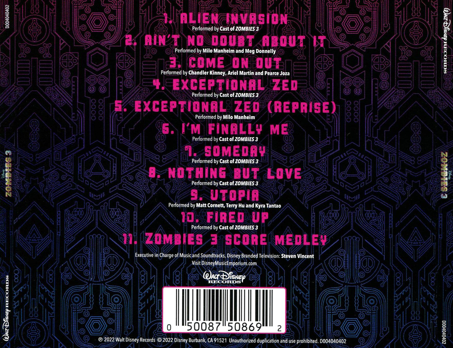 ZOMBIES 3 [Original TV Soundtrack]