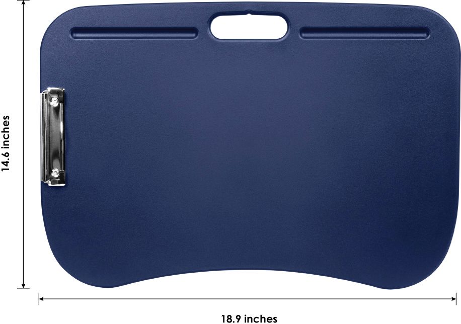 Campus Lap Desk With Clip Medieval Blue