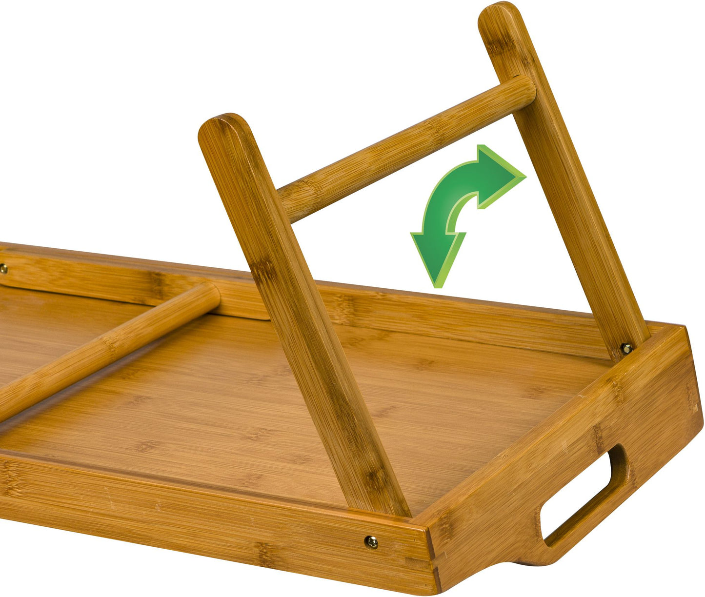 Media Bamboo Bed Tray with tablet/phone holder