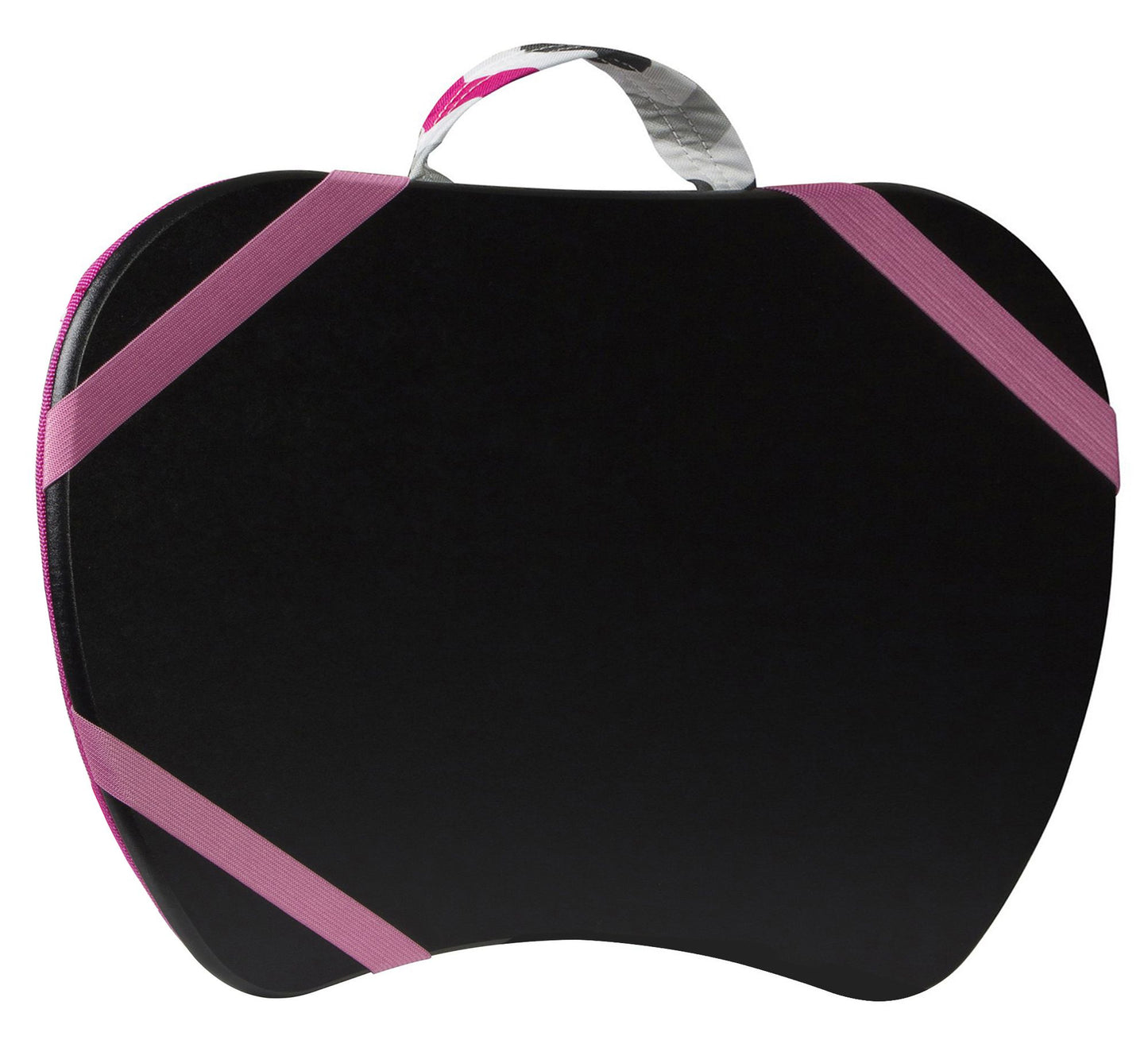 Pink/Grey Chevron Lapdesk with Elastic Bands